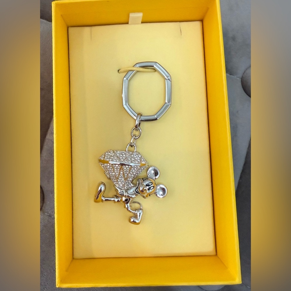 Swarovski Disney Mickey Mouse Keychain